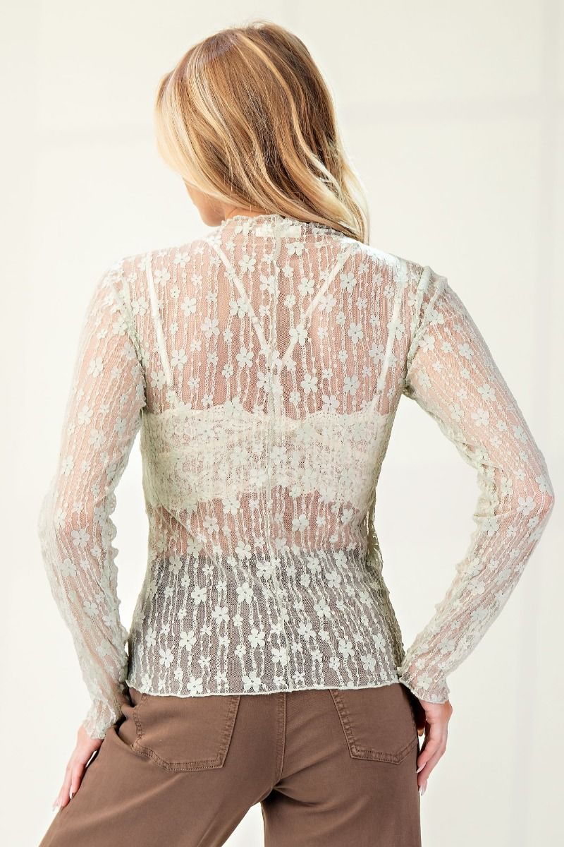 Floral Lace Long Sleeve