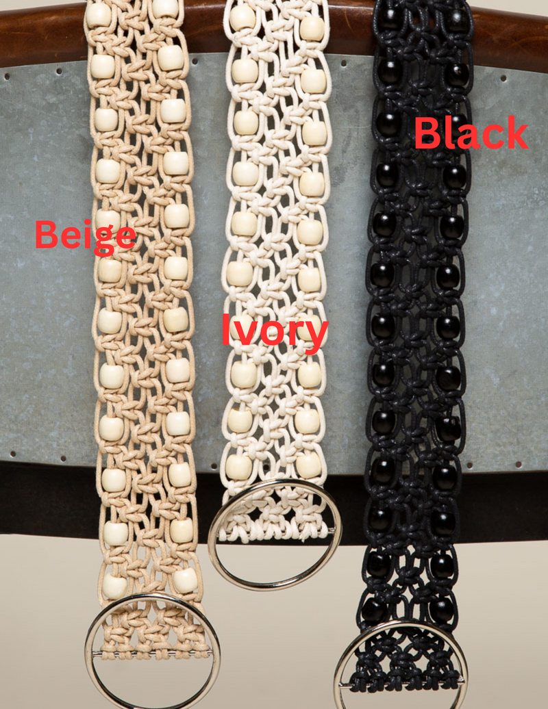 Boho Beaded Belt