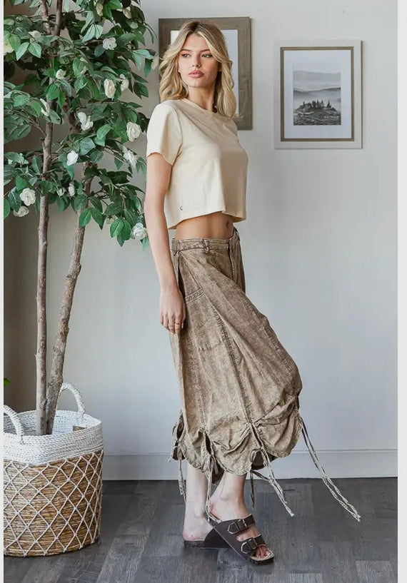 The Cinched Wide Leg Pants