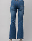 Distressed Denim Flares