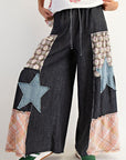 Chic Star Patchwork Pants
