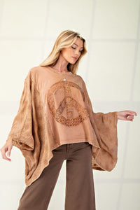 Peace Poncho Tunic