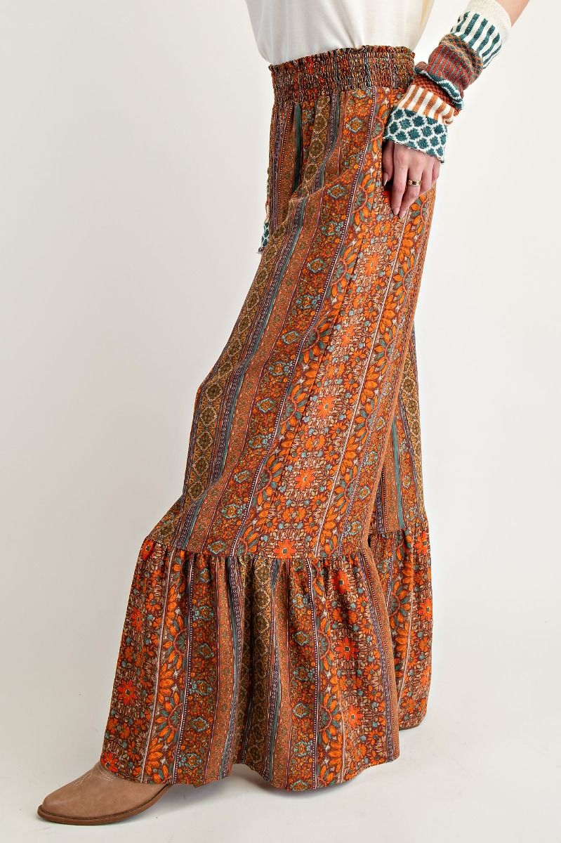 Spiced Chai Ruffled Pants
