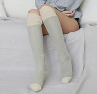 Soft Open Work Knit Lounge Socks