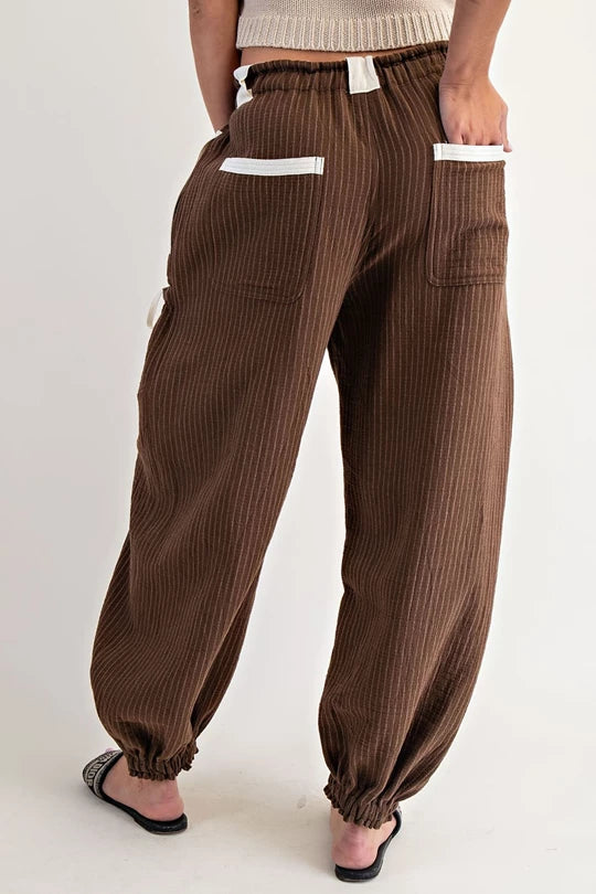 City Girl Striped Pants