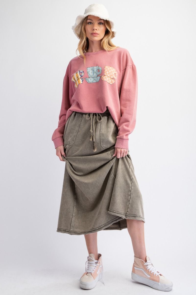 Mineral Wash Skirt