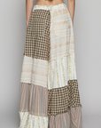 Blissful Boho Patched Wide-Leg Pants