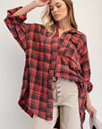 Keep it Layered Vintage Plaid Shirt