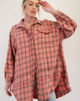 Keep it Layered Vintage Plaid Shirt