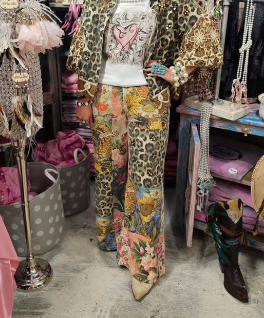 Leopard Garden Pants