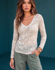 Lace Vintage Layer Shirt
