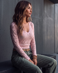 Lace Vintage Layer Shirt