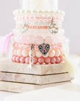 Pinktober Handmade Beaded Bracelets Setp