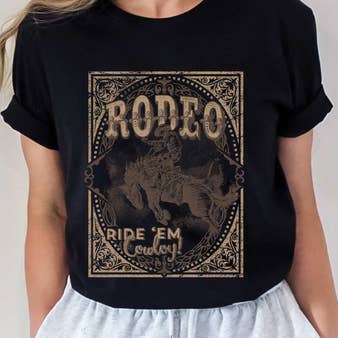 RODEO COWBOY GRAPHIC TSHIRT