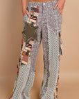 Boho Printed Patchwork Pants