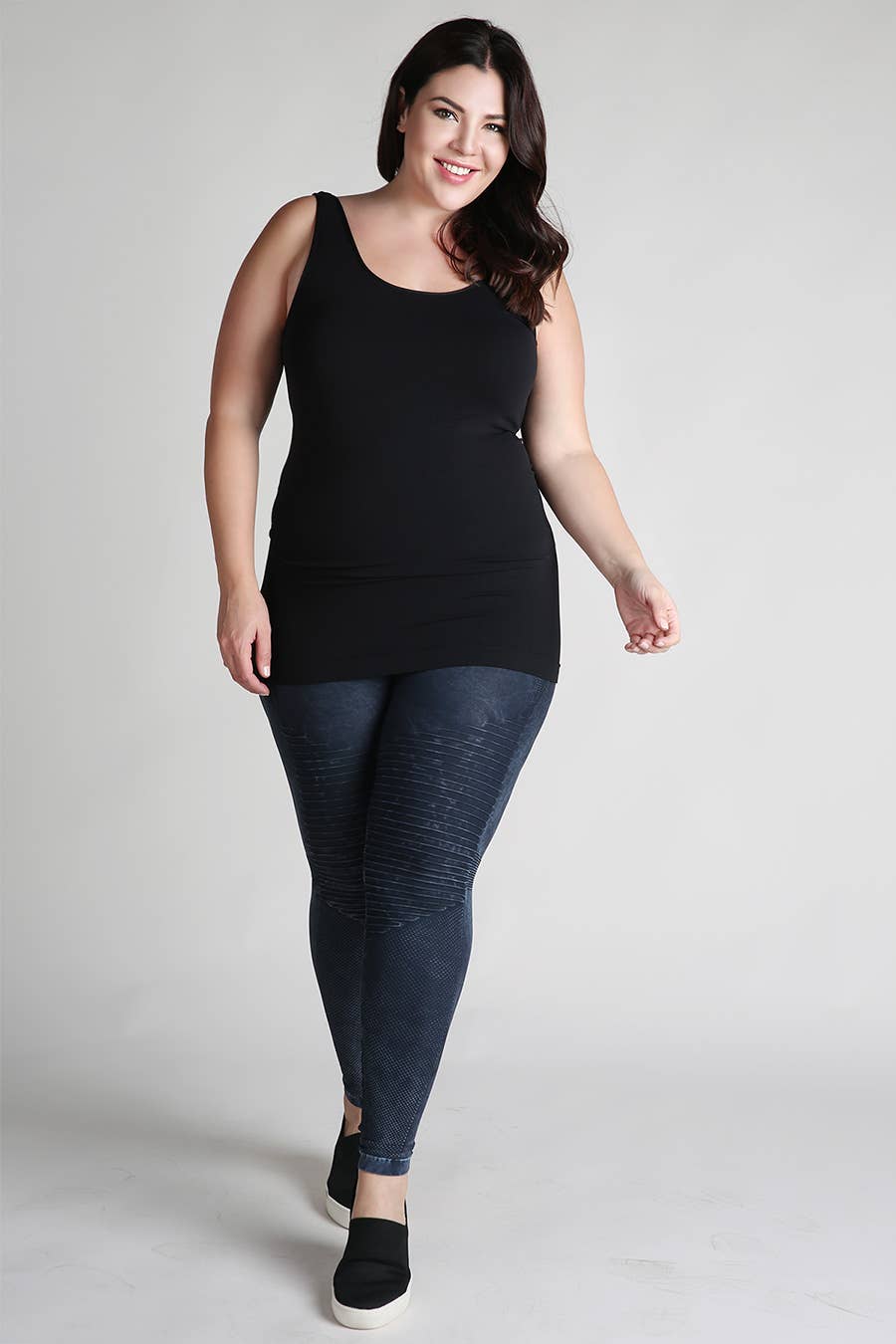 Plus Size Seamless Tank Top Jersey