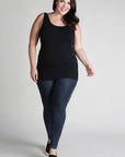 Plus Size Seamless Tank Top Jersey