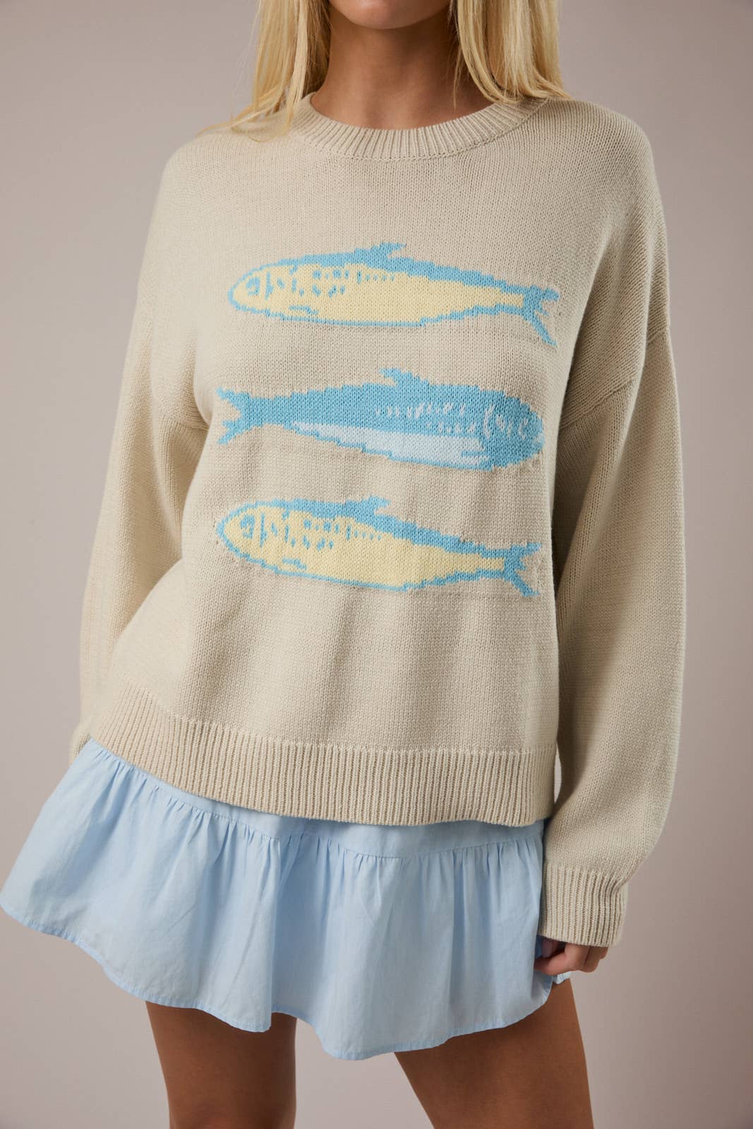 3 SARDINES SWEATER TOP