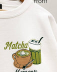 Matcha Cafe Graphic Sweatshirt
