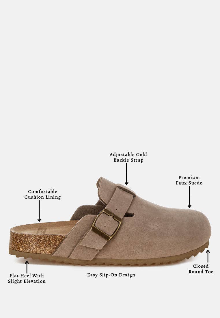 Mesa Buckle Slip-On Mules