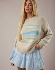 3 SARDINES SWEATER TOP