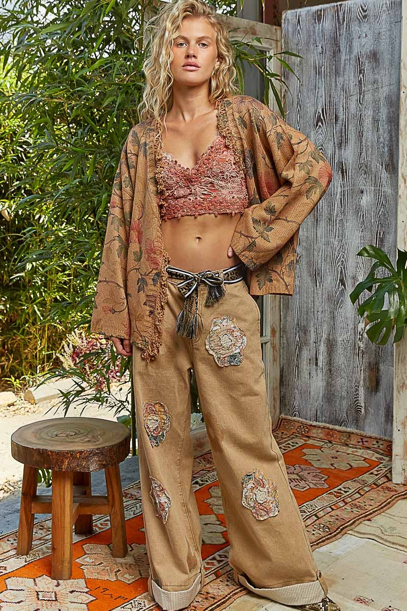 Jasmine Floral Sweater Cardigan