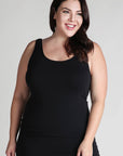 Plus Size Seamless Tank Top Jersey