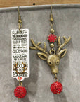 Rudolph & Friends Dangle Earrings