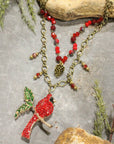 Bold & Beautiful Cardinal Layered Necklace